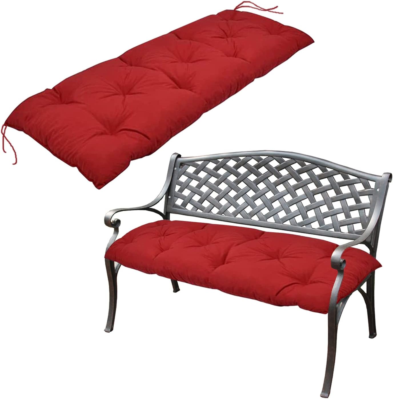 Yddsky Indoor/Outdoor Bench Cushion, Swing Cushion,2/3 seat