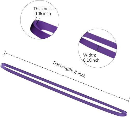 Vista 21 de Coopay 180 bandas de goma grandes, resistente para papeleras, bandas elásticas fuertes para suministros de oficina, latas de basura, carpetas
