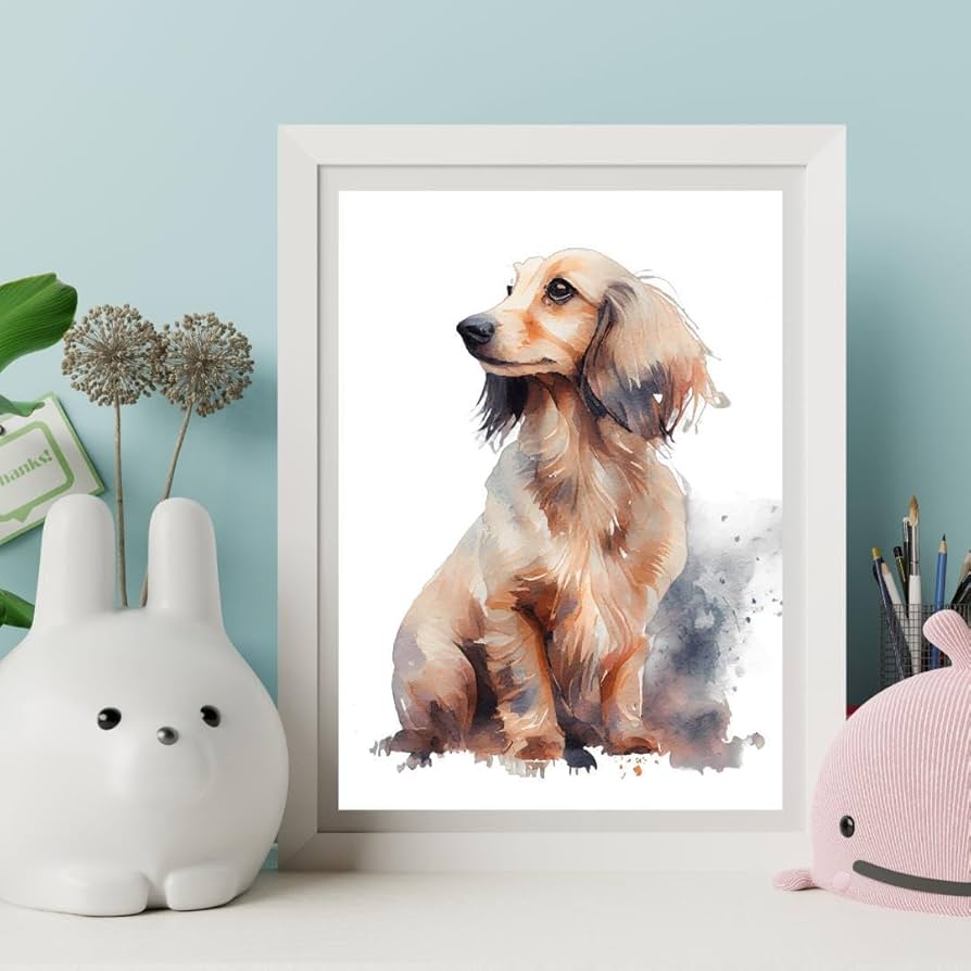 Amazon.co.jp: PET100ダックスフンド 犬アート インテリア