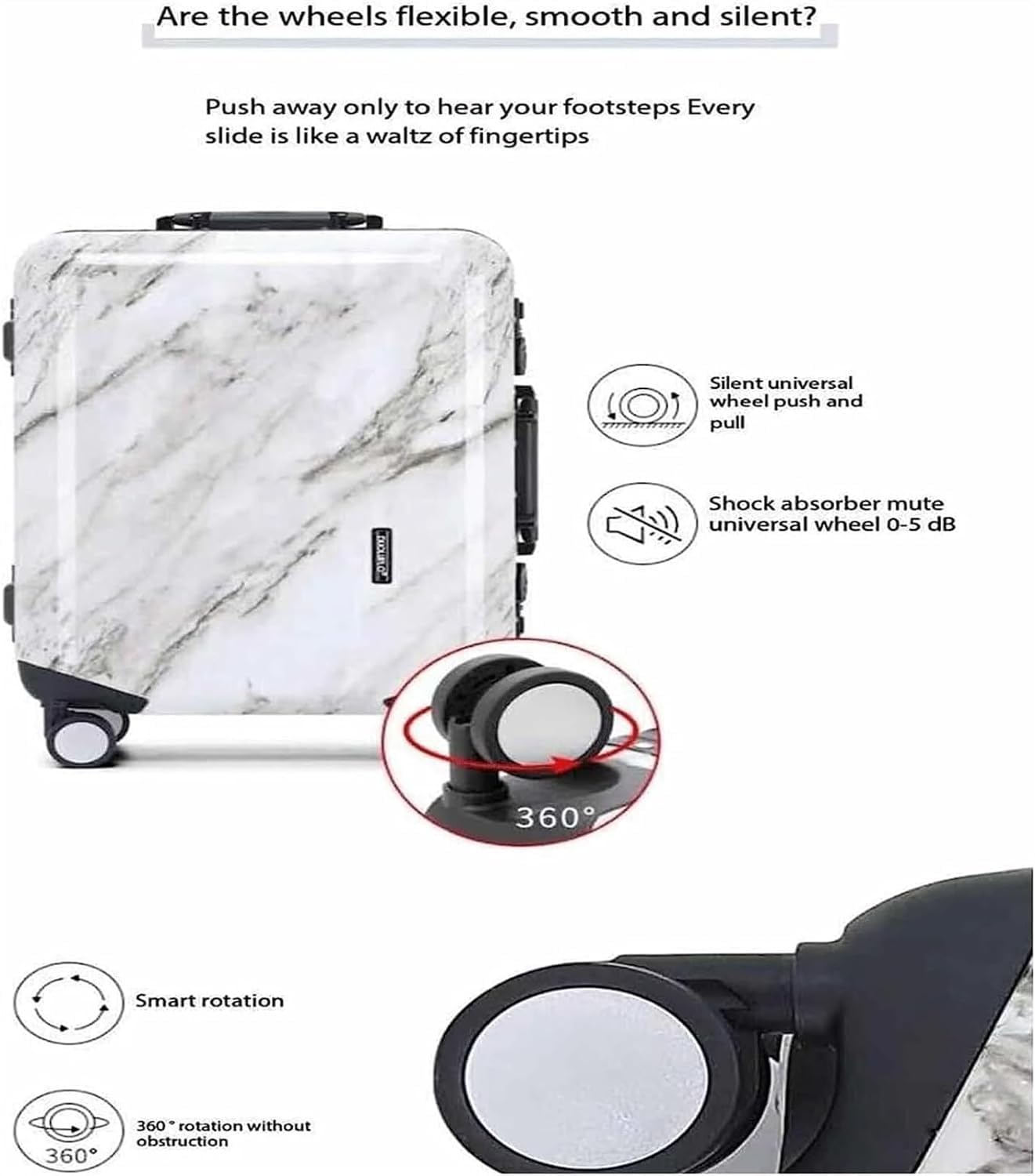 Maleta Maletas de Mano de Concha Dura para Equipaje, Maleta con Cerradura de combinación aduanera Resistente a caídas, Maleta de Viaje Premium Bolsas de Viaje