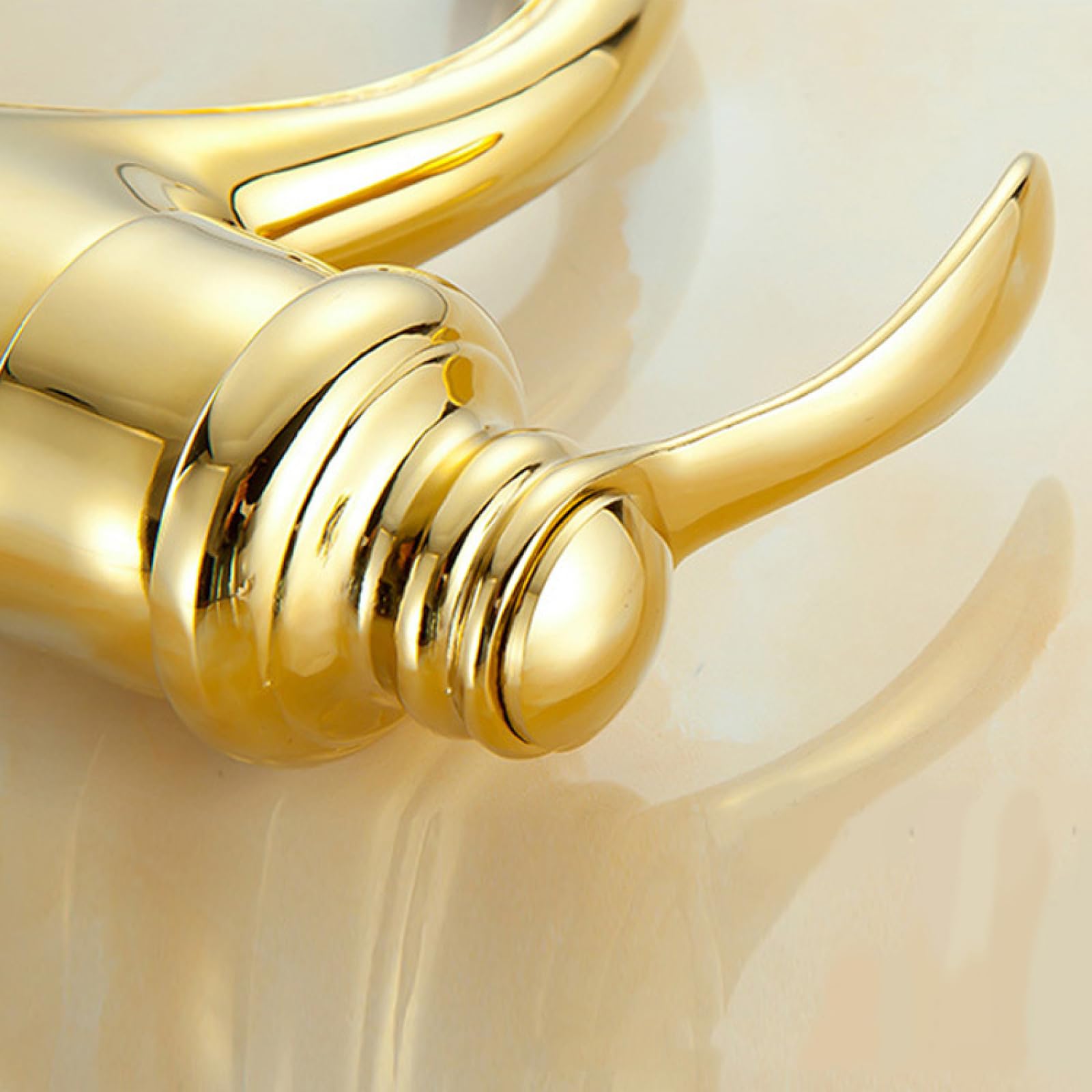 Gold tochi 1 へっど ZYCDP Retro Bathroom Faucet 1 Hole Single Handle Bathroom