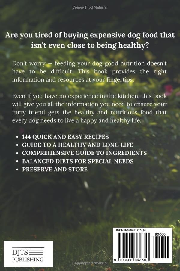 Miniatura 2 de Homemade Healthy Dog Food Cookbook for Nutritious House Made Meals and Treats with 144 Easy Recipes