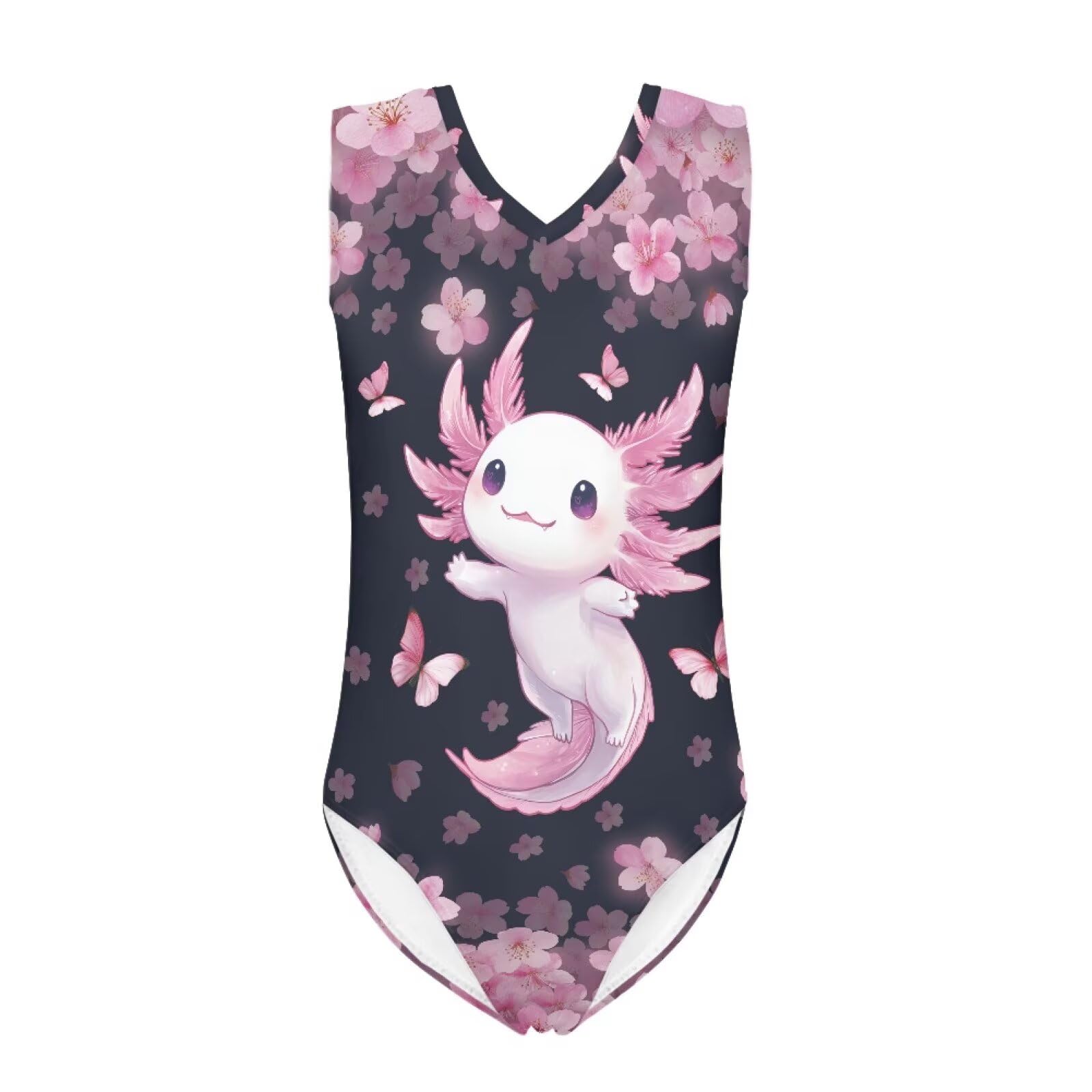 Bulopur Girls' One-Piece Swimwear Age 3-14 Years Teens Little Kids Polyester Swimsuits Sleeveless Bathing Suit