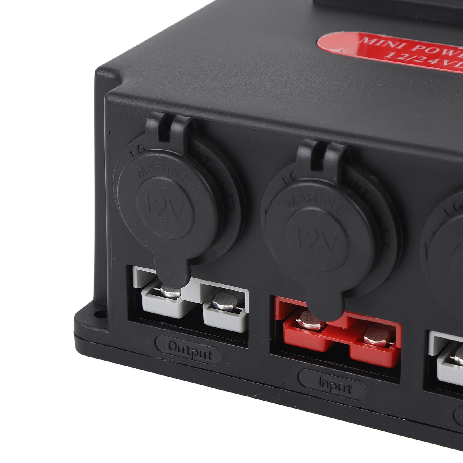 Inteligentny Pojemnik na Baterie z Ulepszonymi Funkcjami Bezpieczeństwa do Niezbędnych Akcesoriów Kempingowych na świeżym Powietrzu, Mini Gniazdko Elektryczne do Samochodów Ciężarowych do