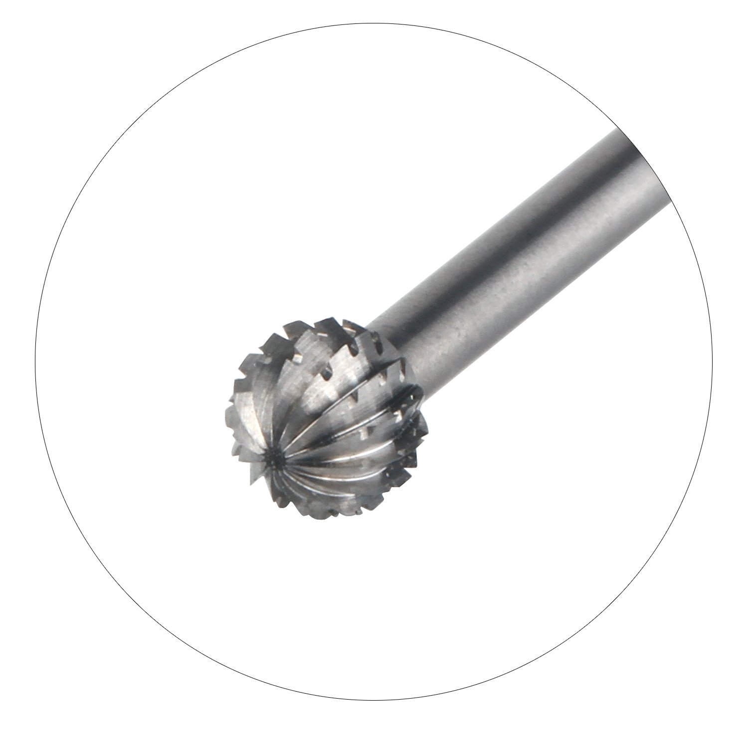 JCMaster® Punta a sfera in carbide per Fresa per Unghie Professionale – Ideale per Rimuovere le Cuticole delle unghie e la pelle morta sul callo dei piedi - manicure e pedicure Grana Coarse