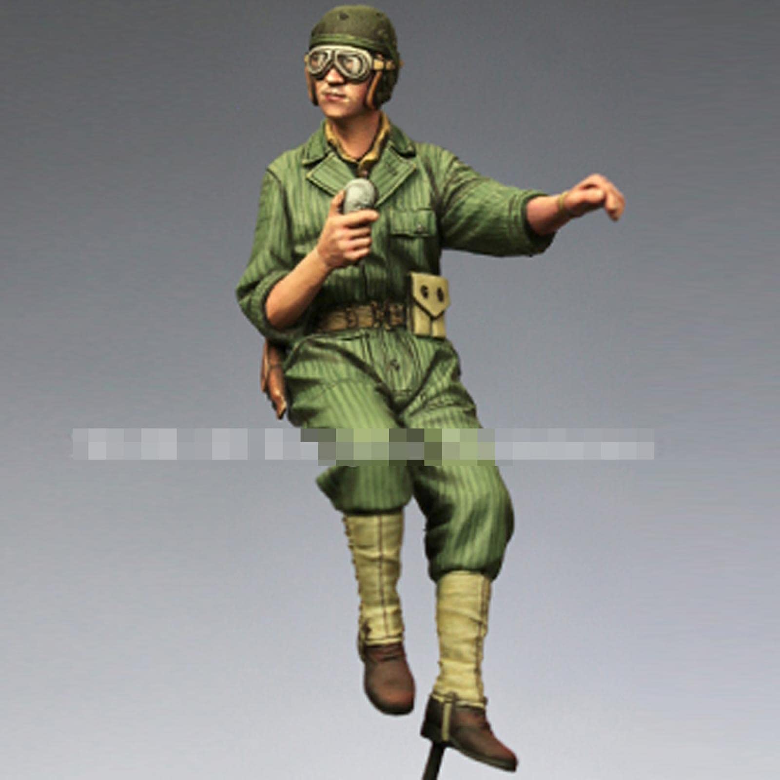 Figurines Résine Soldats US WWII 1/35 – Kit 2 Personnages Non Peints, à Assembler