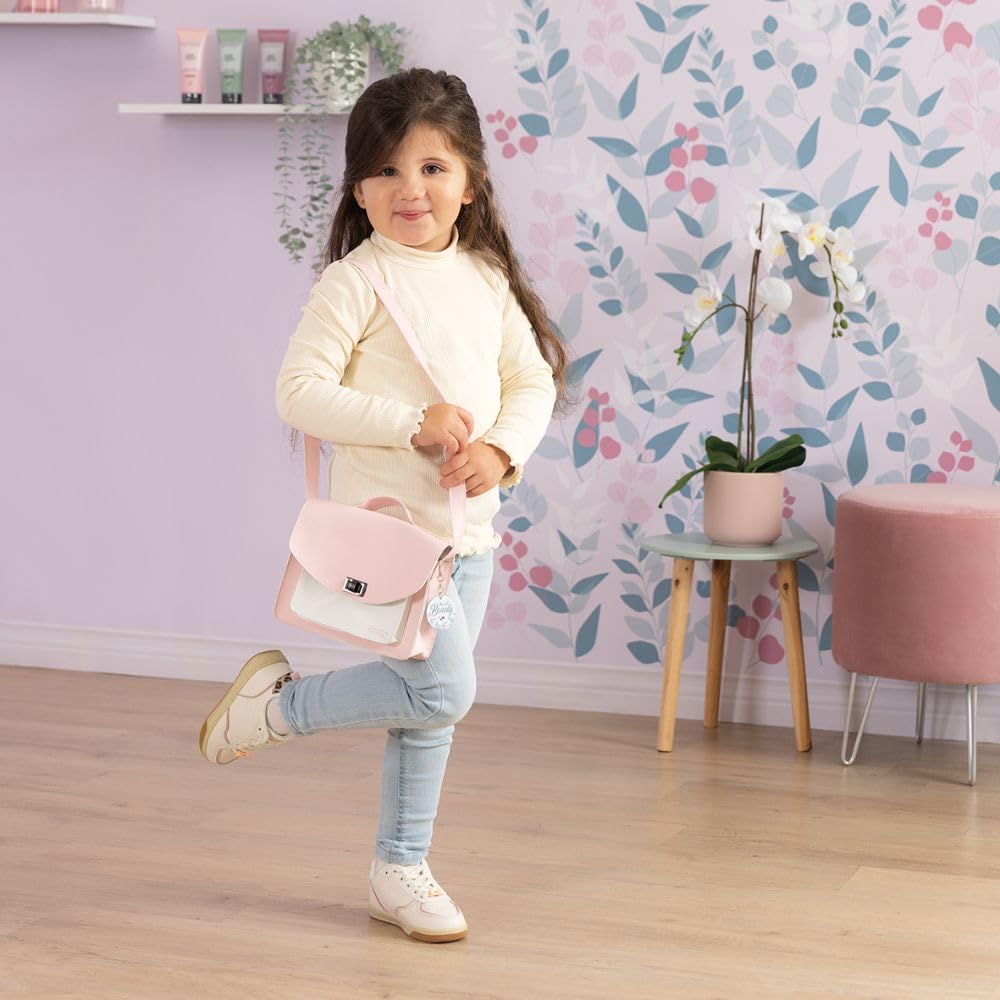 Smoby - My Beauty Bag - Beauty Bag - 7 Accessori - Trucco Finto - Borsa e Porta Carte - Facilmente Trasportabile - dai 3 Anni