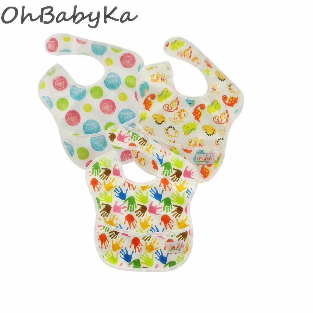 Amazon.co.jp: OHBABYKAスタイ よだれかけ スーパービブ お食事