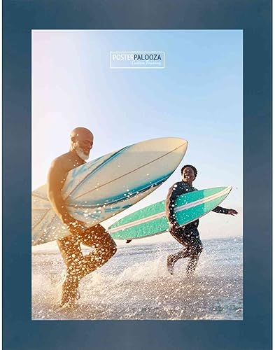 Miniatura 4 de Poster Palooza Marco de fotos de madera completo contemporáneo de 38 x 26 pulgadas con acrílico UV, respaldo de tablero de espuma y accesorios