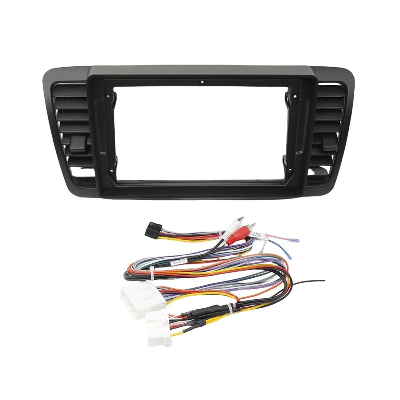 Mascherina Autoradio Cornice Stereo Volante Sinistro per Subaru per Outback per Legacy 2004-2009 9 Pollici 2 DIN Car Stereo Radio Fascia Dash Player Dvd Frame Panel Trim