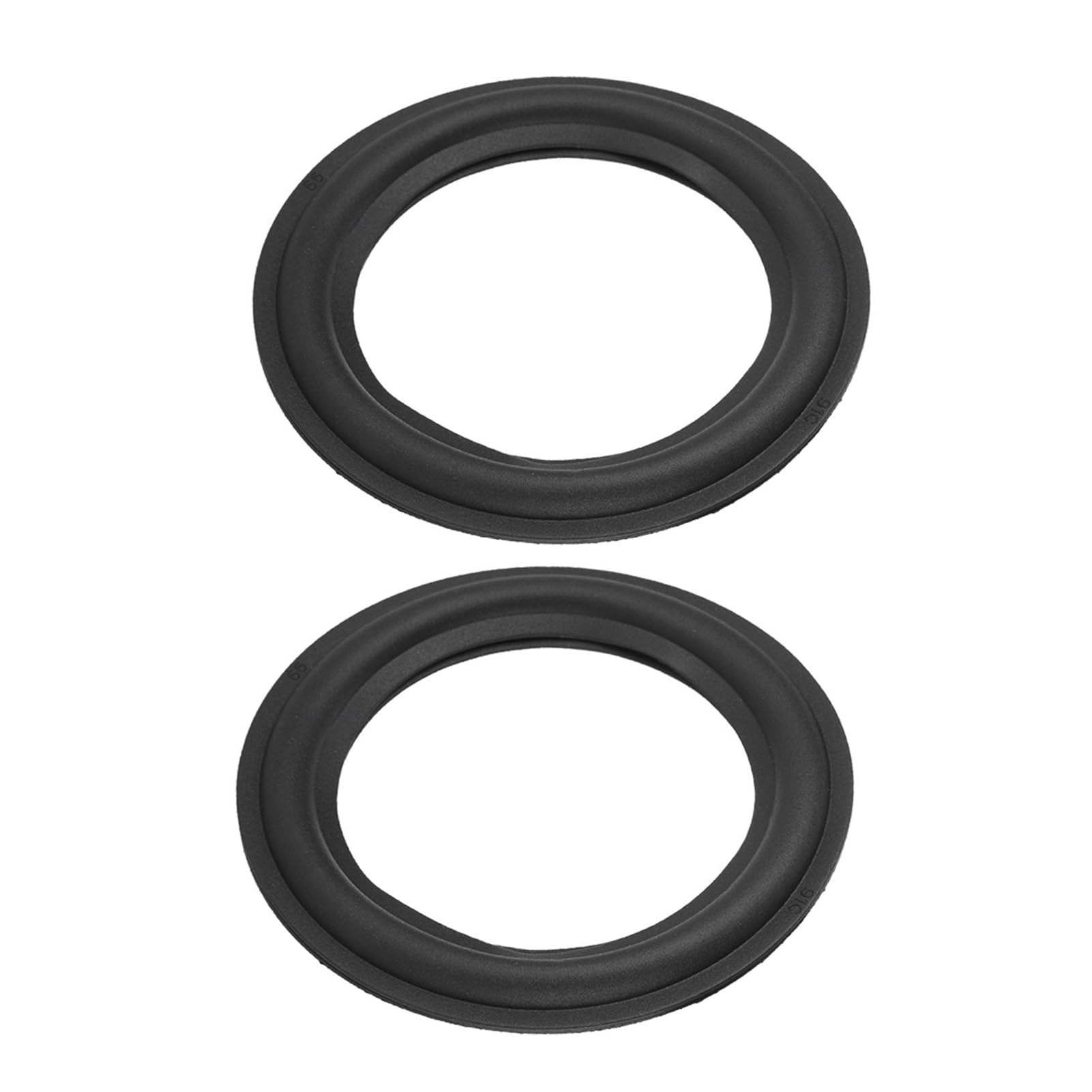 Membrana Riparazione Subwoofer 4 Pollici Bordo Gomma Altoparlante 2 Pezzi Nero Hi Fi Woofer