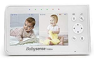 Parent Unit for Split-Screen Video Baby Sense Monitor V43
