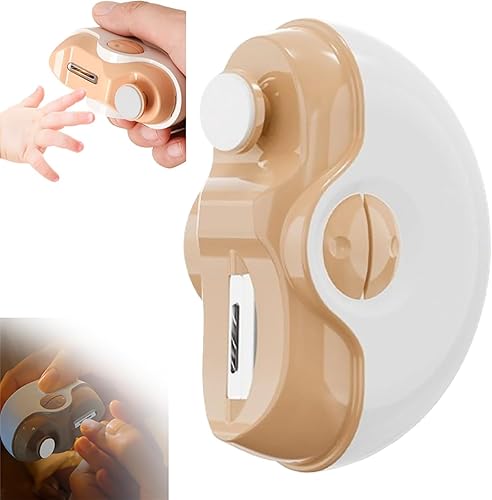 Miniatura 9 de Cortaúñas eléctrico, kit de lima de uñas eléctrico inalámbrico recargable por USB 2 en 1, cortaúñas automático, 2 velocidades, juego profesional