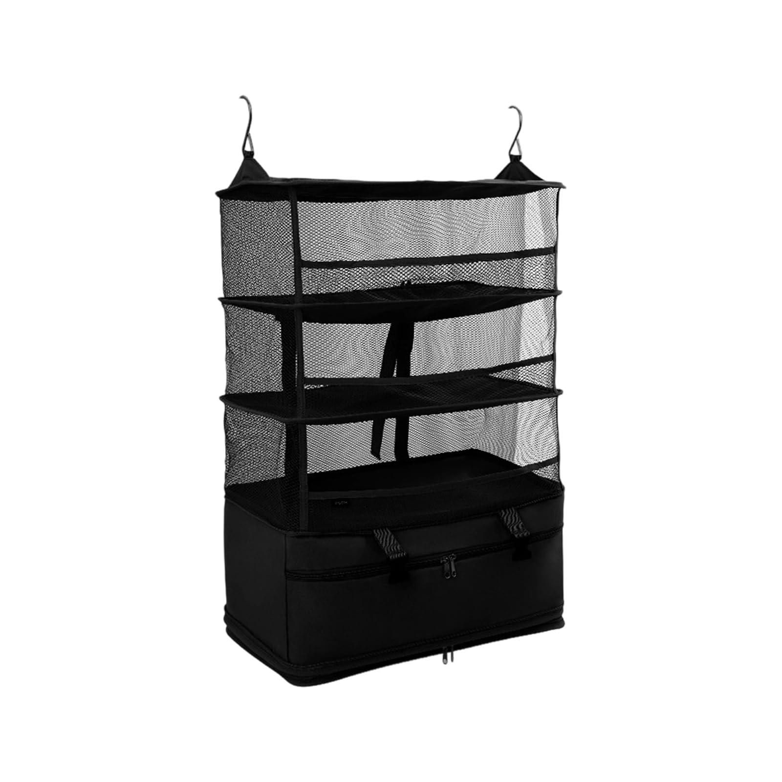 Sbshiouu Sturdy Polyester Wall Mounted Foldable Storage Bag with Multiple Layers for Travel Home with Multiple Pockets for Home Travel