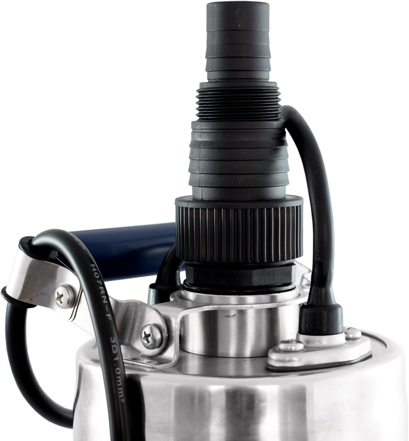 ESPA LEADER Bomba Sumergible BORA 95 4M para Aguas Limpias, 1200W, Caudal Máx 5.500 l/h, Altura Bombeo 54m, para Suministro Doméstico, Riego y Goteo, con Interruptor de Nivel, Acero Inoxidable