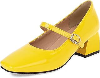 Mary Jane - Zapatos de mujer con tacón grueso
