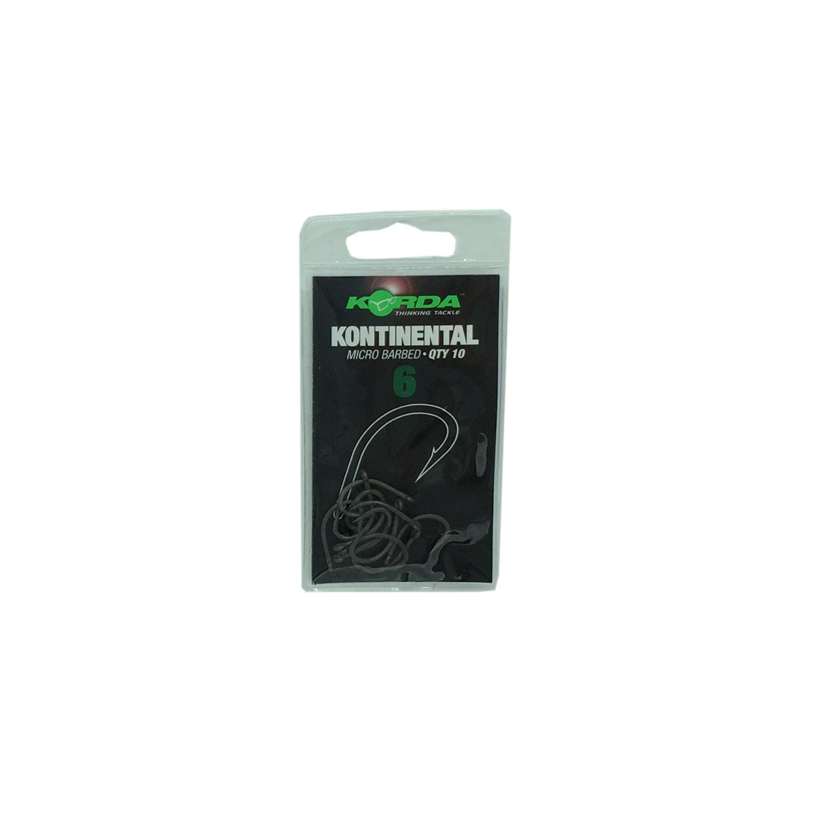Korda Kontinental Hooks Barbed Size 6 — image 1