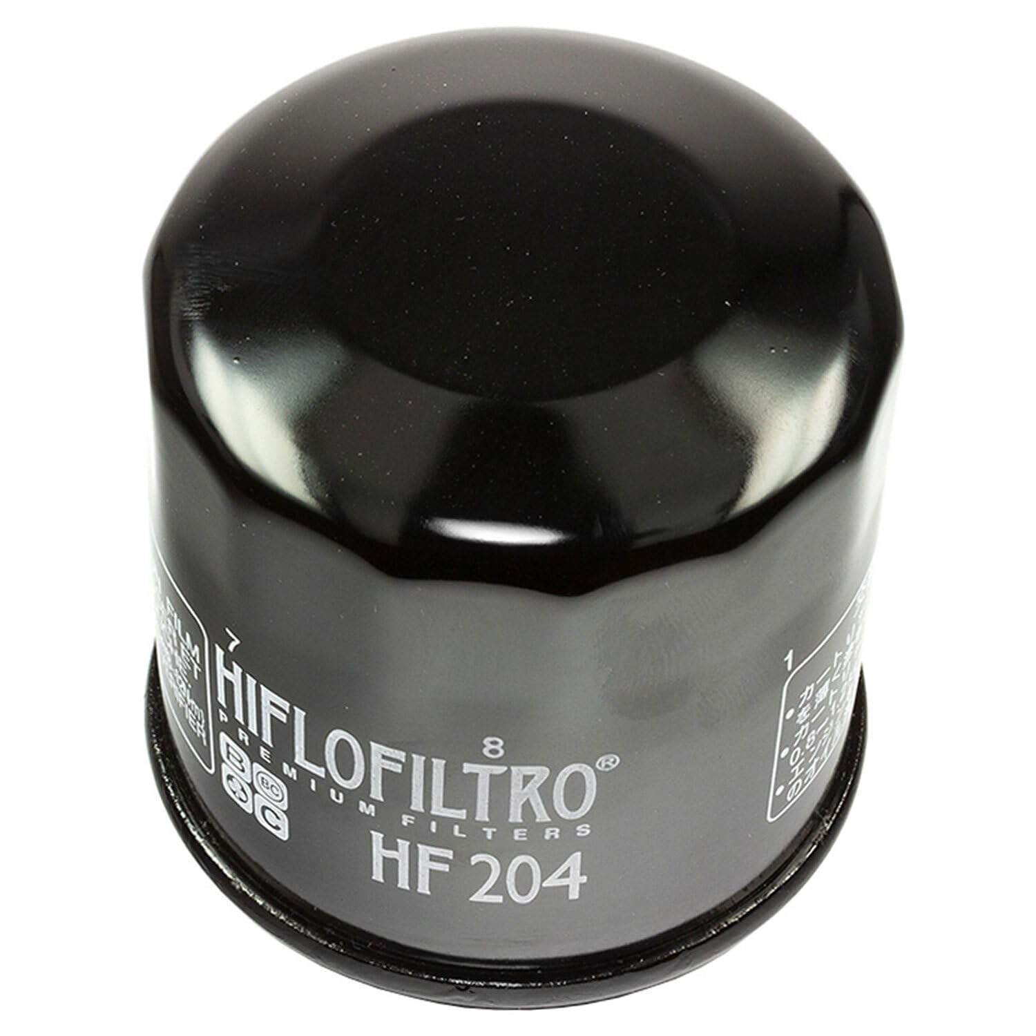 Filtro olio Set 3 pezzi HiFlo HF204 per Arctic Cat Honda Kawasaki Suzuki Triumph Yamaha