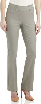 Rekucci Womens Ease Into Comfort Fit Barely Bootcut Stretch Pants