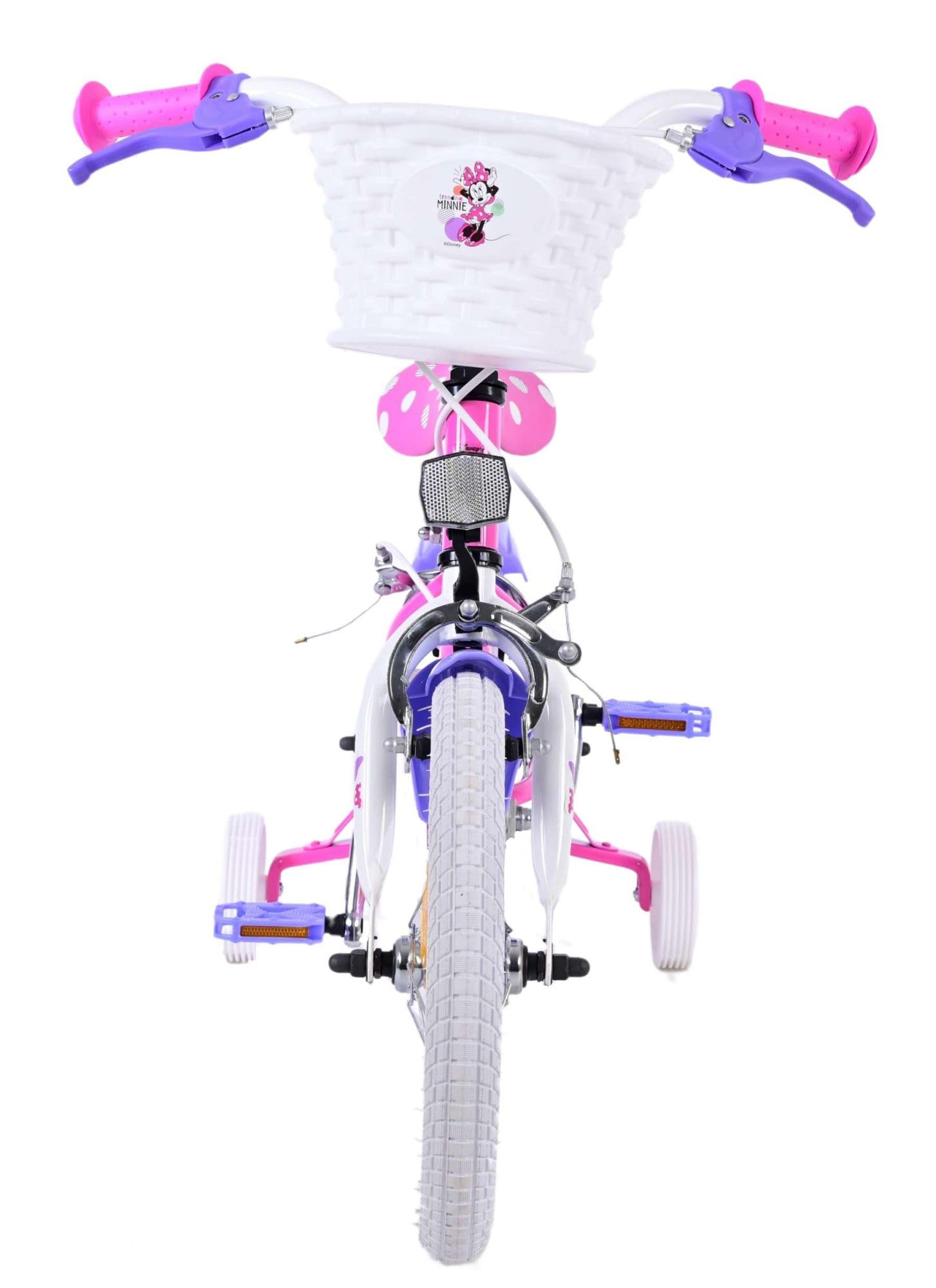 Disney Minnie Cutest Ever Vélo pour enfant 14" Rose – Sécurité et confort avec roues latérales amovibles et panier