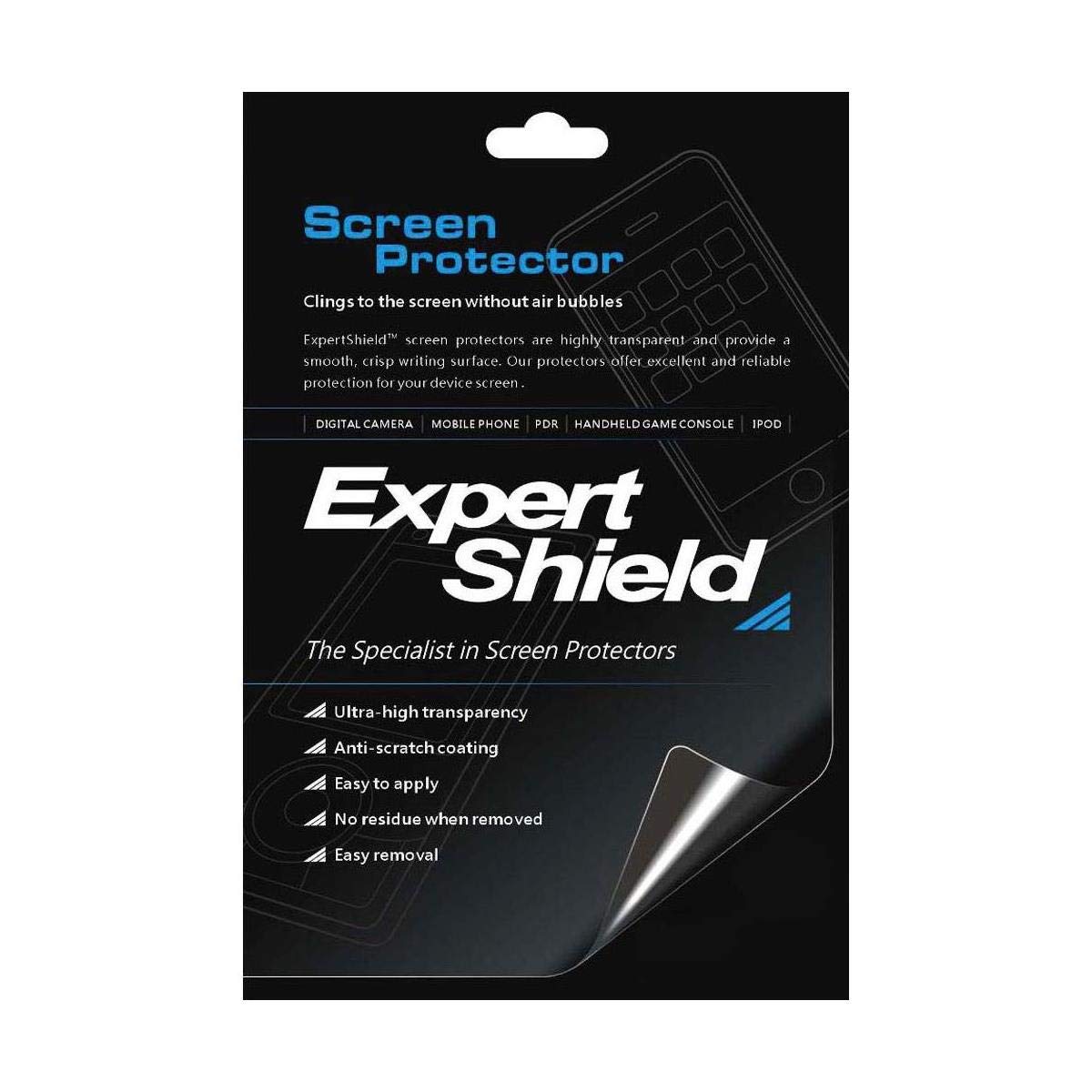 Expert Shield screen protector for Canon 7D MKII (w/top LCD) (crystal clear), Canon 7D MK II - Crystal Clear