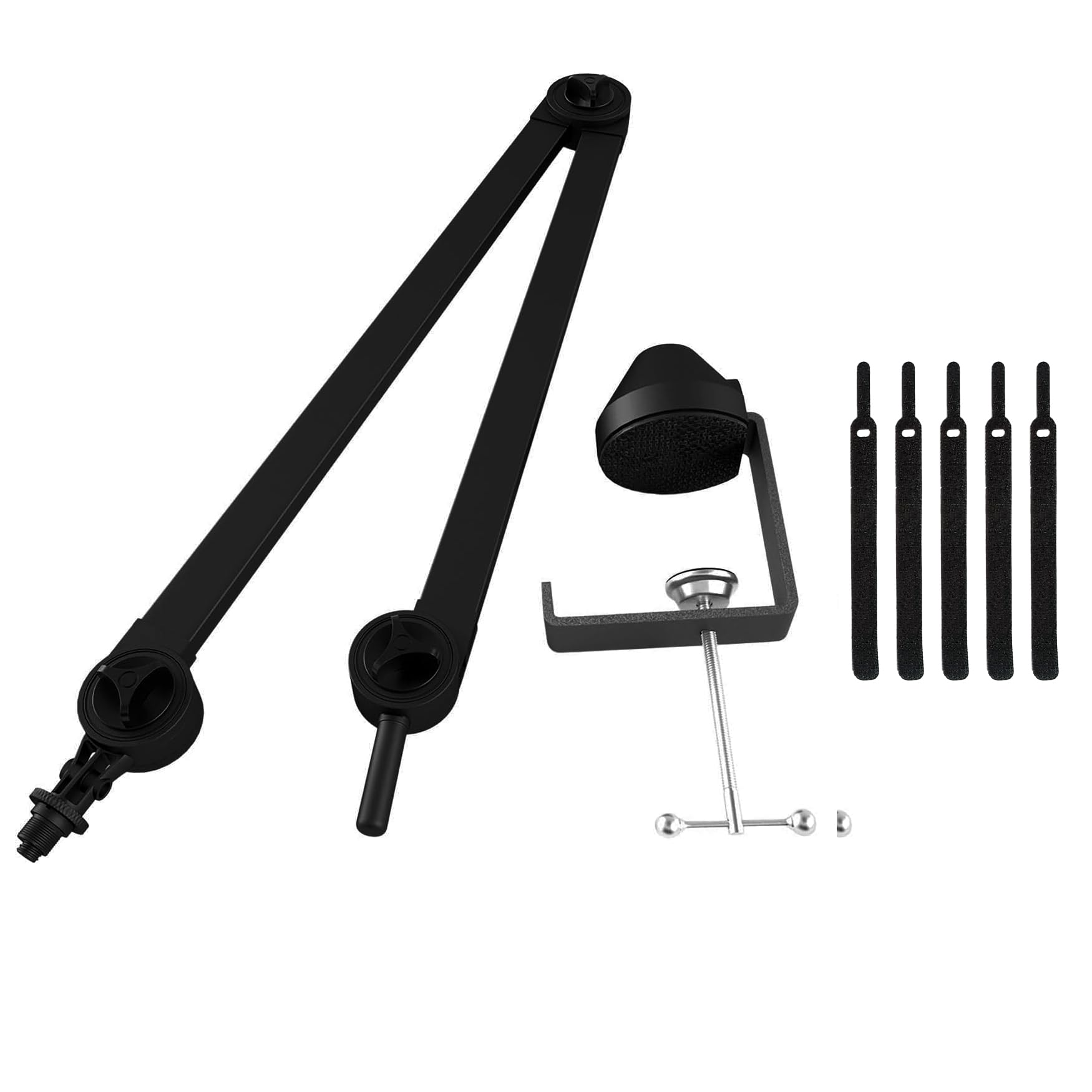 Softline Pro Heavy Duty Microphone Stand, Long Springless Scissors Boom Arm Mic Stand with 1.5kg Capacity for Stablility with Multi-Angle Adjustment (SP RJ111)