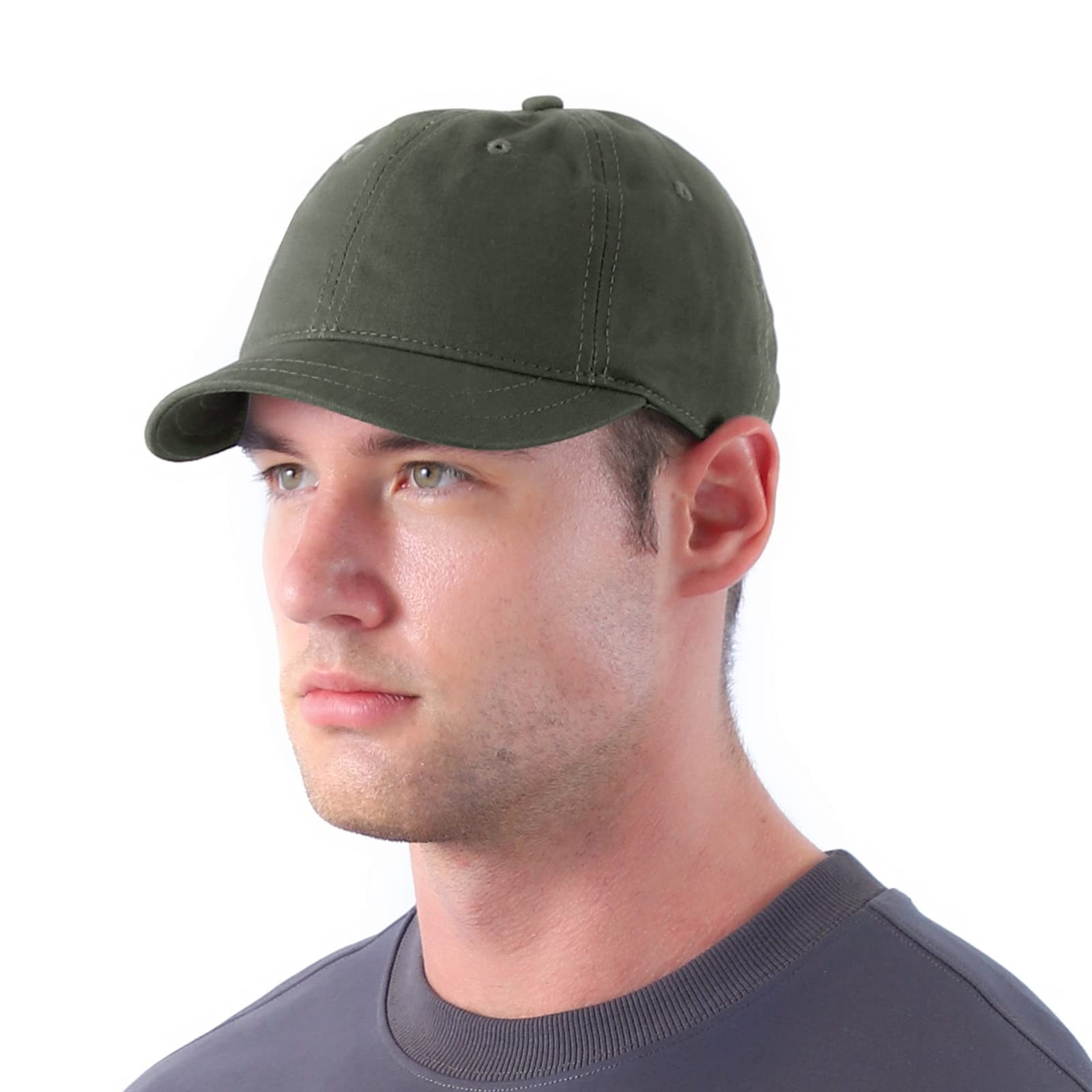KCZAKA Short Brim Baseball Cap for Women and Men Outdoor Sports