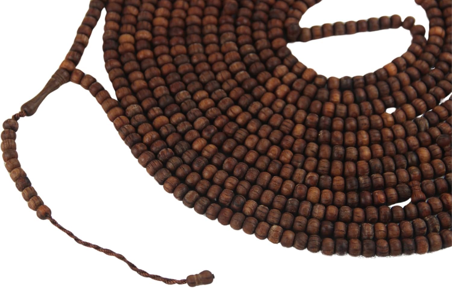 Ręcznie robione drewno jałowca 1000 koralików Tasbeeh Misbaha islamski prezent Tasbih modlitwa koraliki Tesbih 5 x 7 mm mały rozmiar Dhikr różaniec