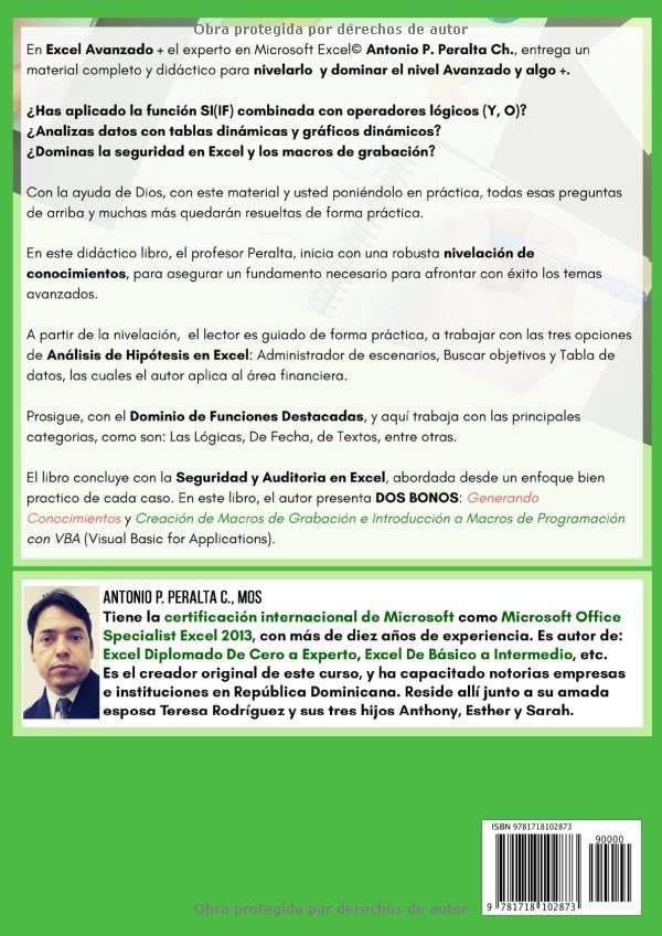 EXCEL Avanzado + (Spanish Edition)