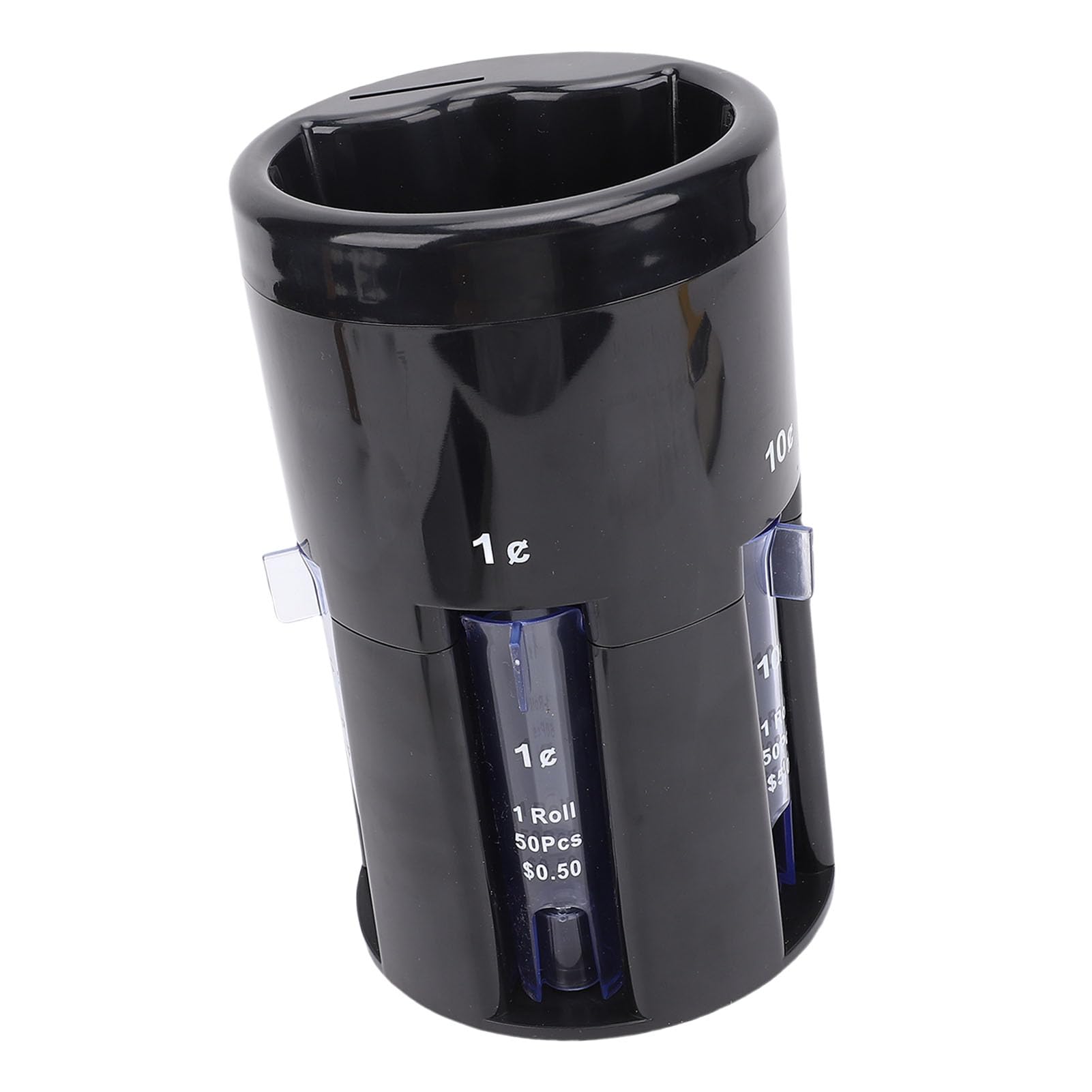 Pilipane Trieuse Automatique de pièces de Monnaie numérique électrique 5 en 1, compacte, Peu encombrante, Compteur de pièces Efficace pour la Maison, Le Bureau, Le Magasin, ABS 486g