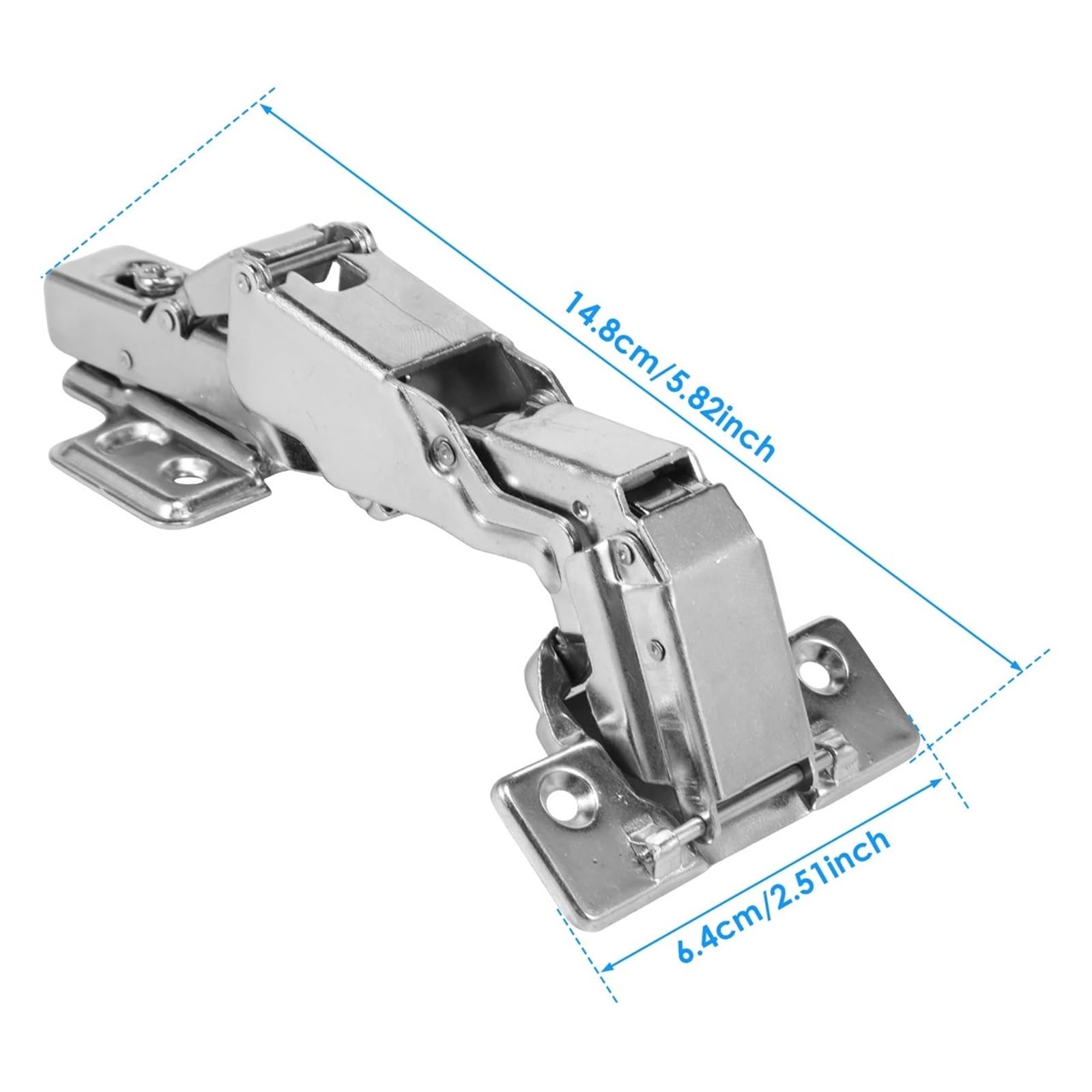 Amazon.com: ROREAJVH 4 Pack 175 Degree Hinge Frameless Cabinet