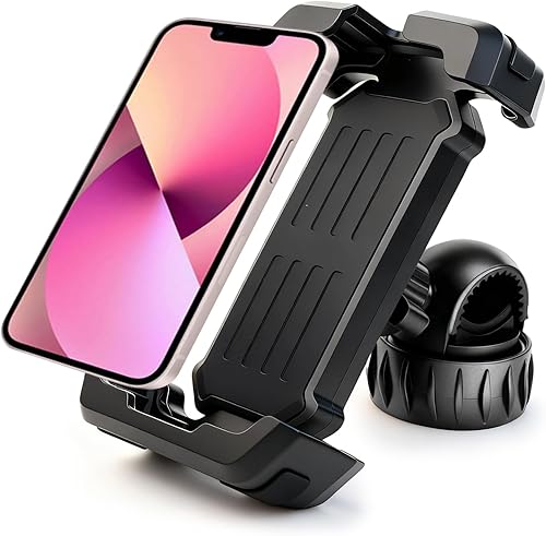 Miniatura 8 de Soportes universales de teléfono para bicicleta, soportes de silicona de rotación 360 para iPhone y Samsung, compatibles con teléfonos de 4.7 a 6.8