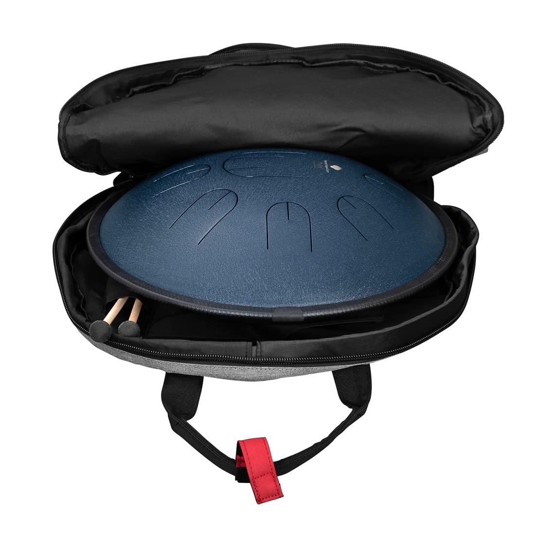 Melody Tongue Drum 14" D Amara Navy blue incl. carrying bag