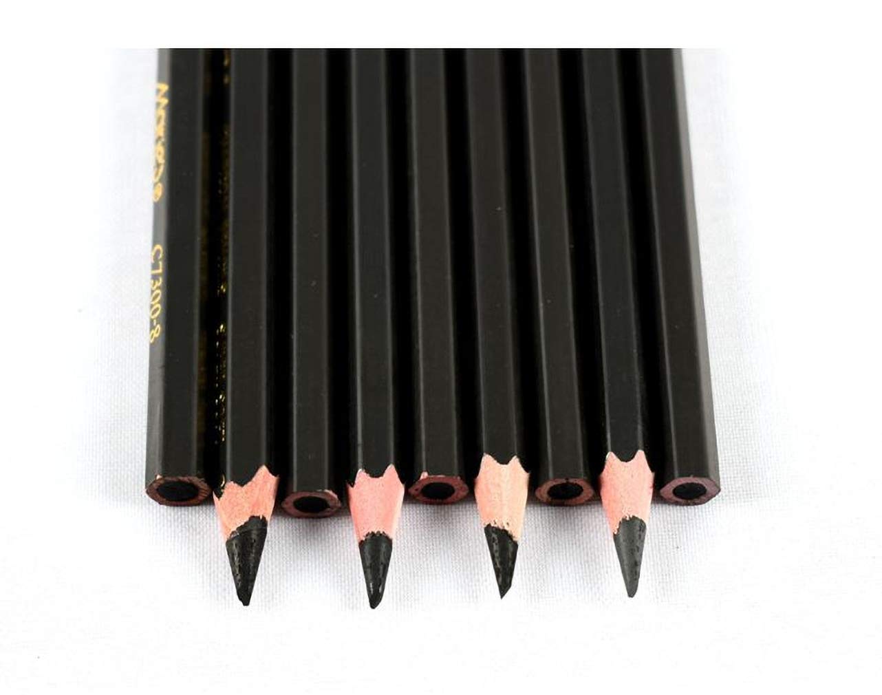 12 extra soft sketching pencils, sketching charcoal, painting art students charcoal