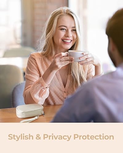 Miniatura 5 de Lindo organizador de píldoras 2 veces al día AMOOS de piel sintética para mujer pastillero semanal portátil para bolso con bolsa de almacenamiento