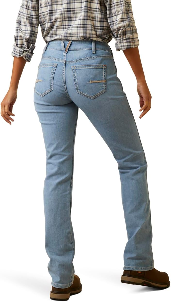 Ariat Womens Rebar Riveter Straight Jean - Image 2