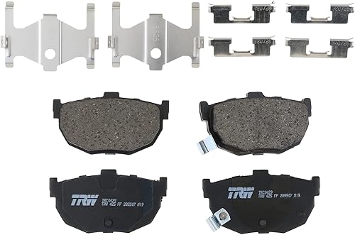 TRW Pro TRC0429 Juego de pastillas de freno de disco para Hyundai Elantra 1994-2006, traseras y otras aplicaciones