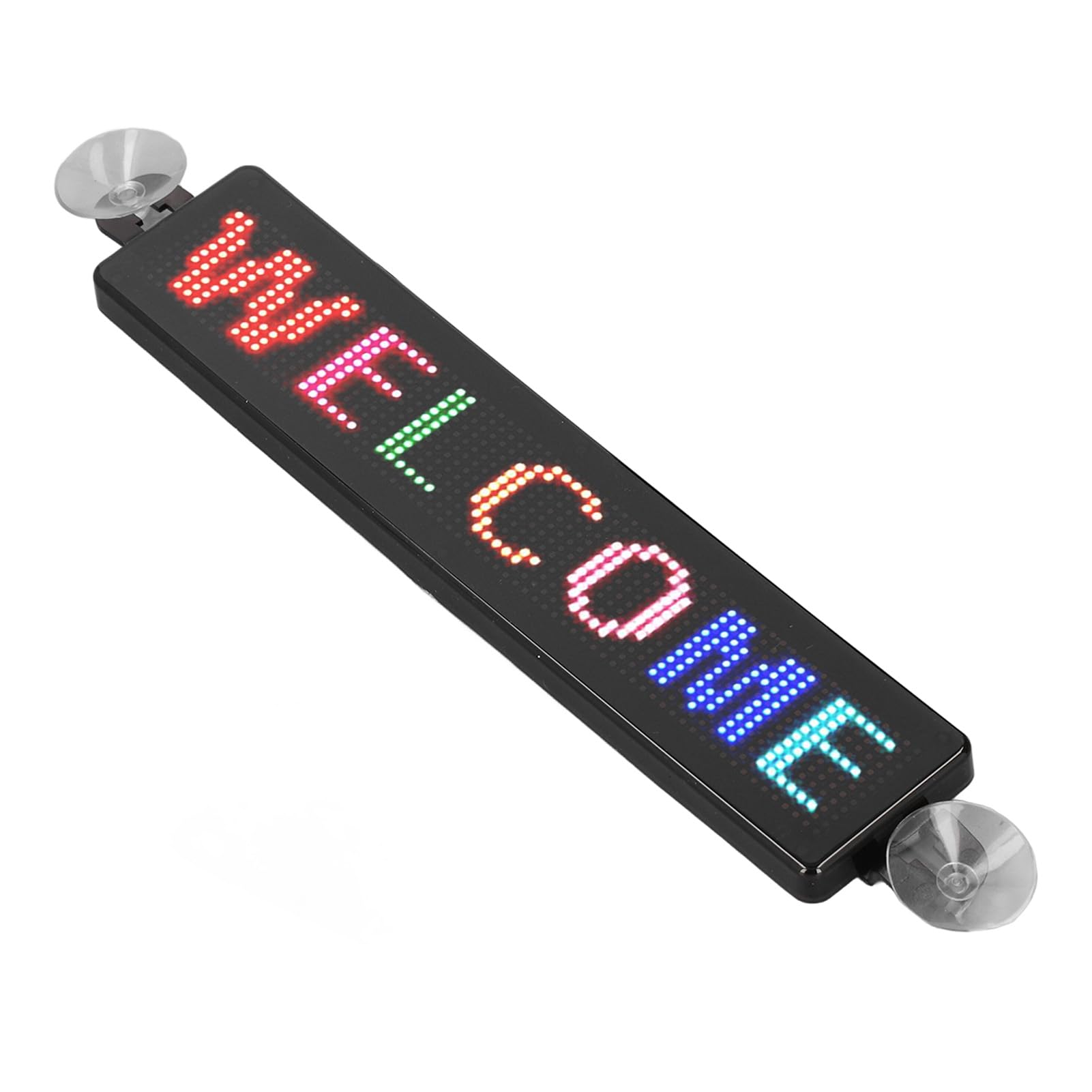 Schermo LED Flessibile 12x72 Risoluzione, Insegna Pubblicitaria USB Bluetooth APP Controllo per Auto Finestrini Negozi Hotel Bar
