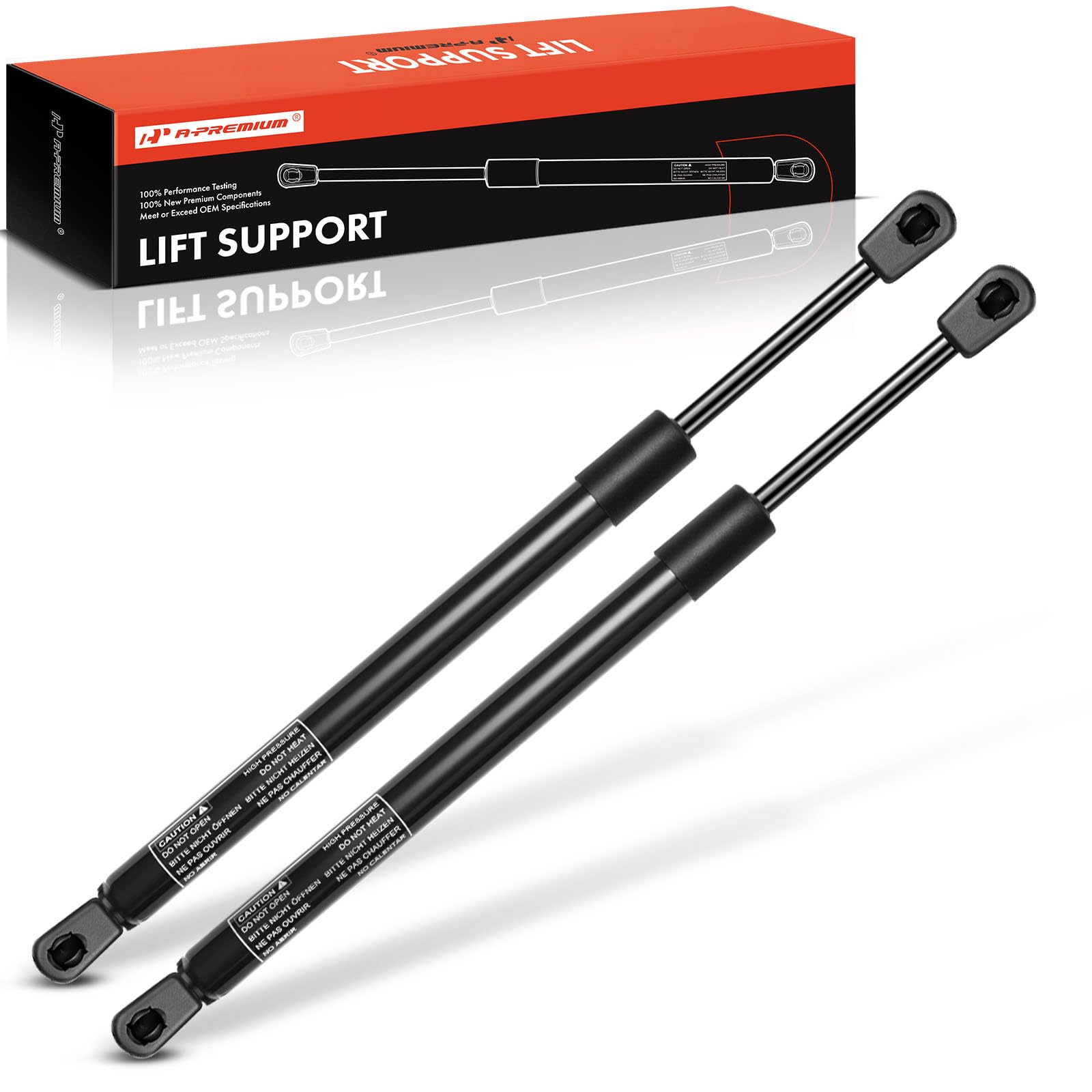 A-Premium Tailgate Lift Supports Shock Struts Spring Prop Compatible with Chevrolet Camaro 2011-2015 2-PC