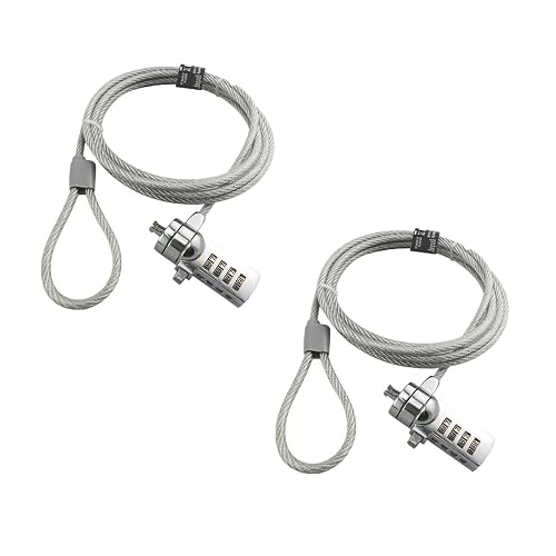 AOMGD Laptop Lock Security Cable for 3x7mm Keyholes