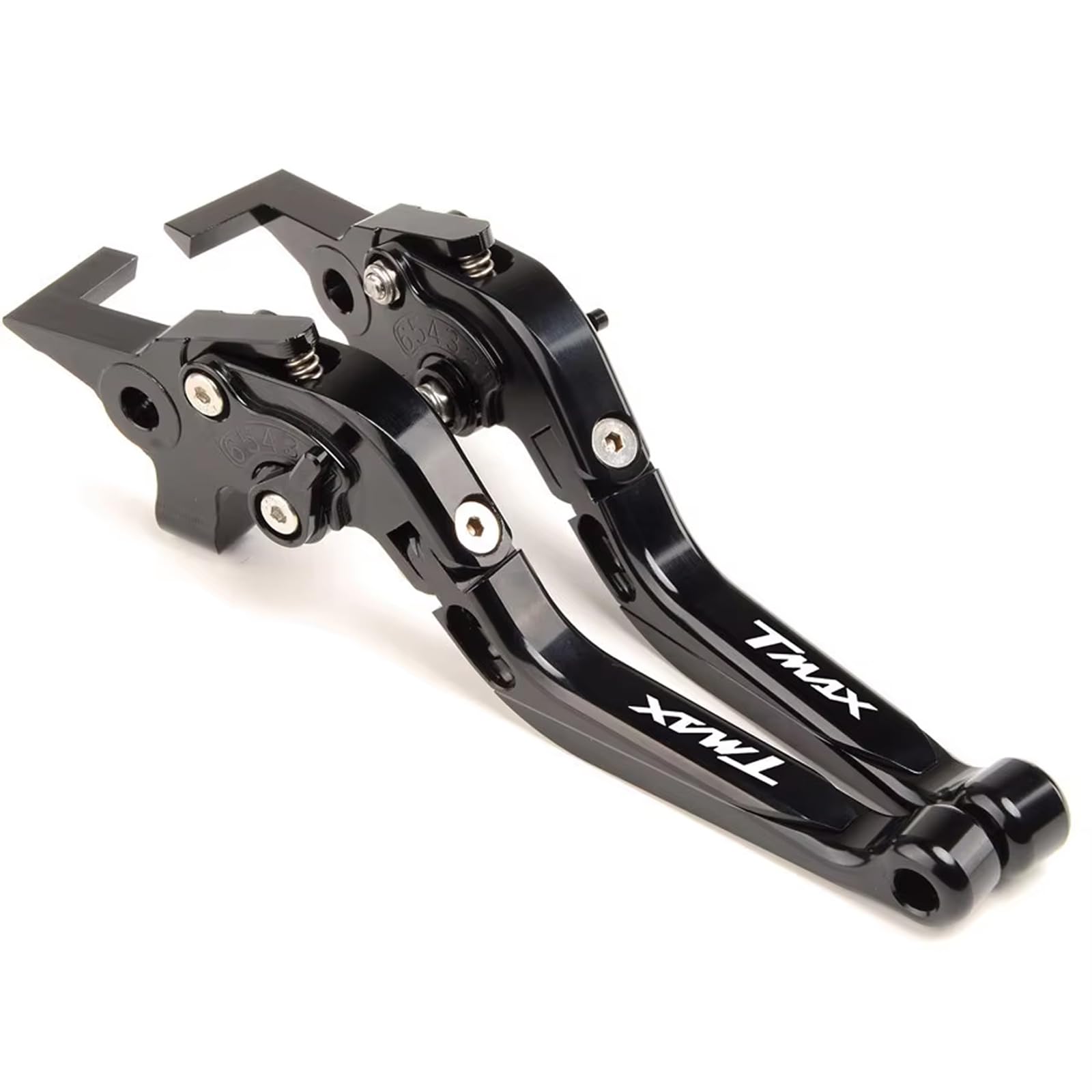 Per TMAX 530 TMAX530 SX DX 2012-2019 TMAX 560 2020 2021 2022 2023 2024 Tech Max Leve Freno Frizione in alluminio Per Moto (Tutto Nero)