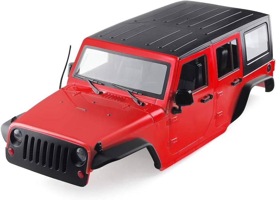 injora Axial Jeep Wrangler クローラー　1/10 Amazon.com: INJORA RC Car Body Shell 313mm Wheelbase Car