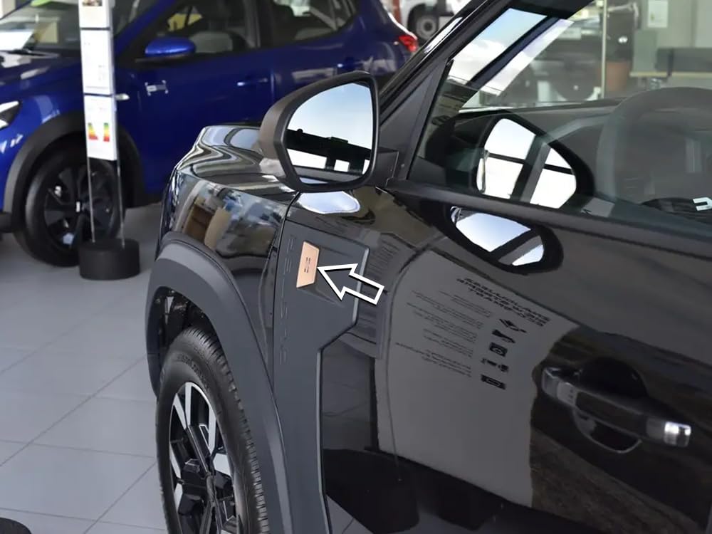 Stalowa osłona do 2024+ Dacia.Duster III 3 (P1310) | Wystrój zewnętrzny - styl miedziany brązowy | 2 szt. Essential Expression Journey Extreme DUSTER akcesoria tuningowe