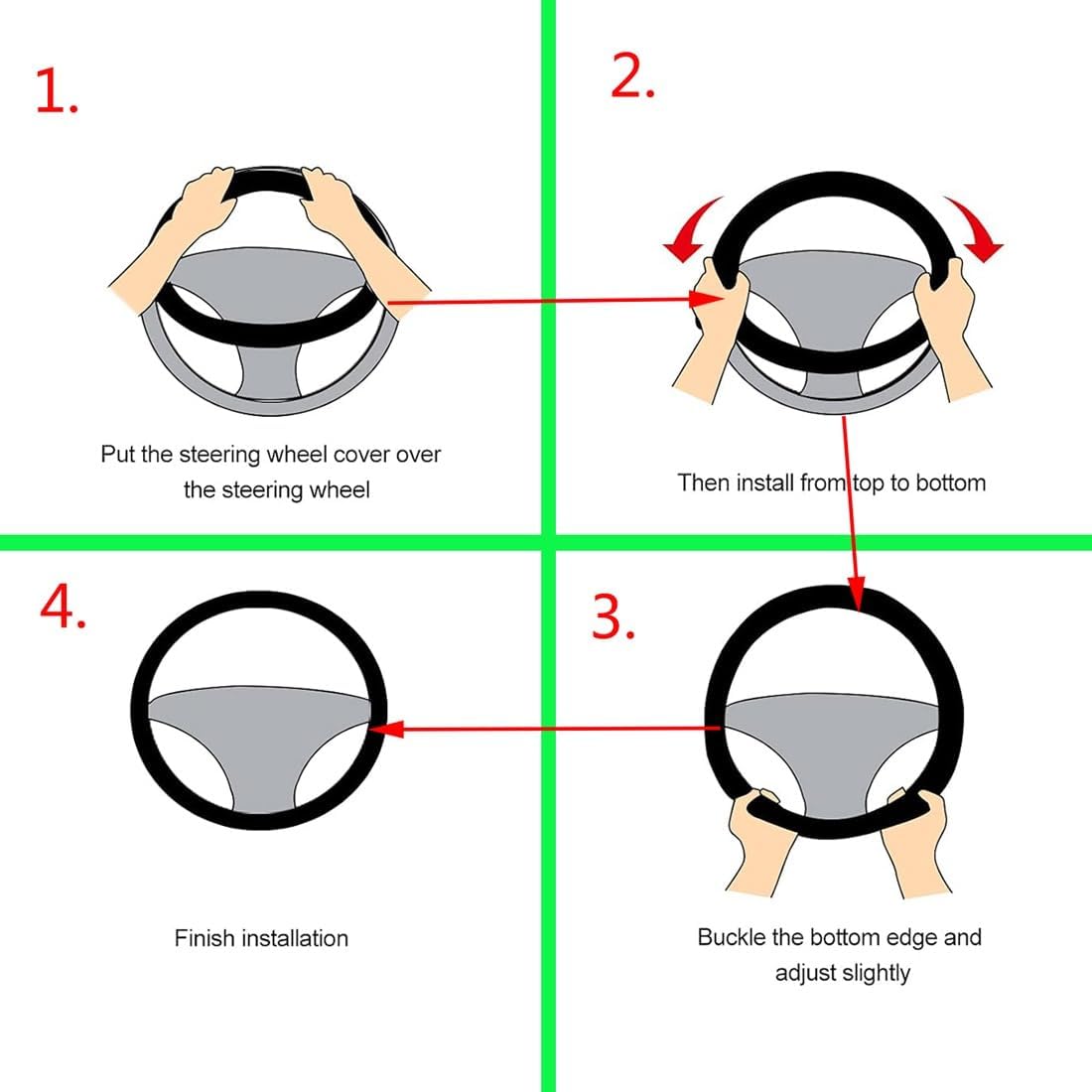 Car Steering Wheel Cover D Shape for Sportage NQ5 2022-2025 Microfiber PU Leather Peach Wood Anti-Slip Breathable Protector Cover Auto Interior Accessories(Grey)