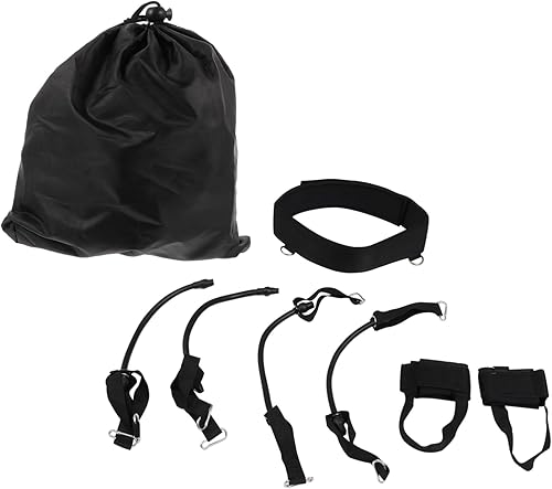 Kisangel 1 Set elastic band Fitness Ankle Straps with yoga straps bandas elasticas fitness de resistencia stretch strap workout belt Elastic