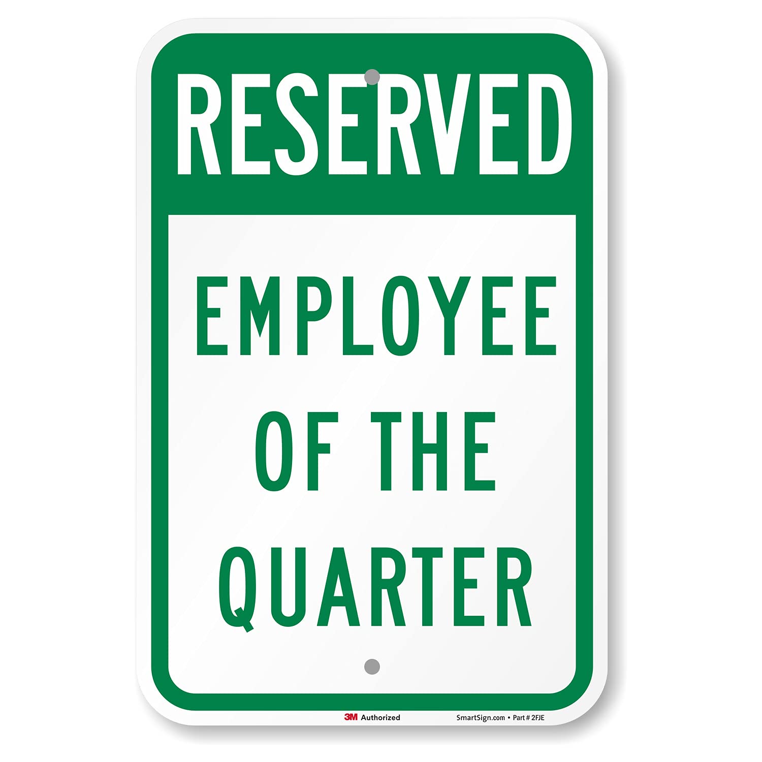 Reserved Parking Signage SmartSign 3M Reflective Parking Sign - 18x12 ...