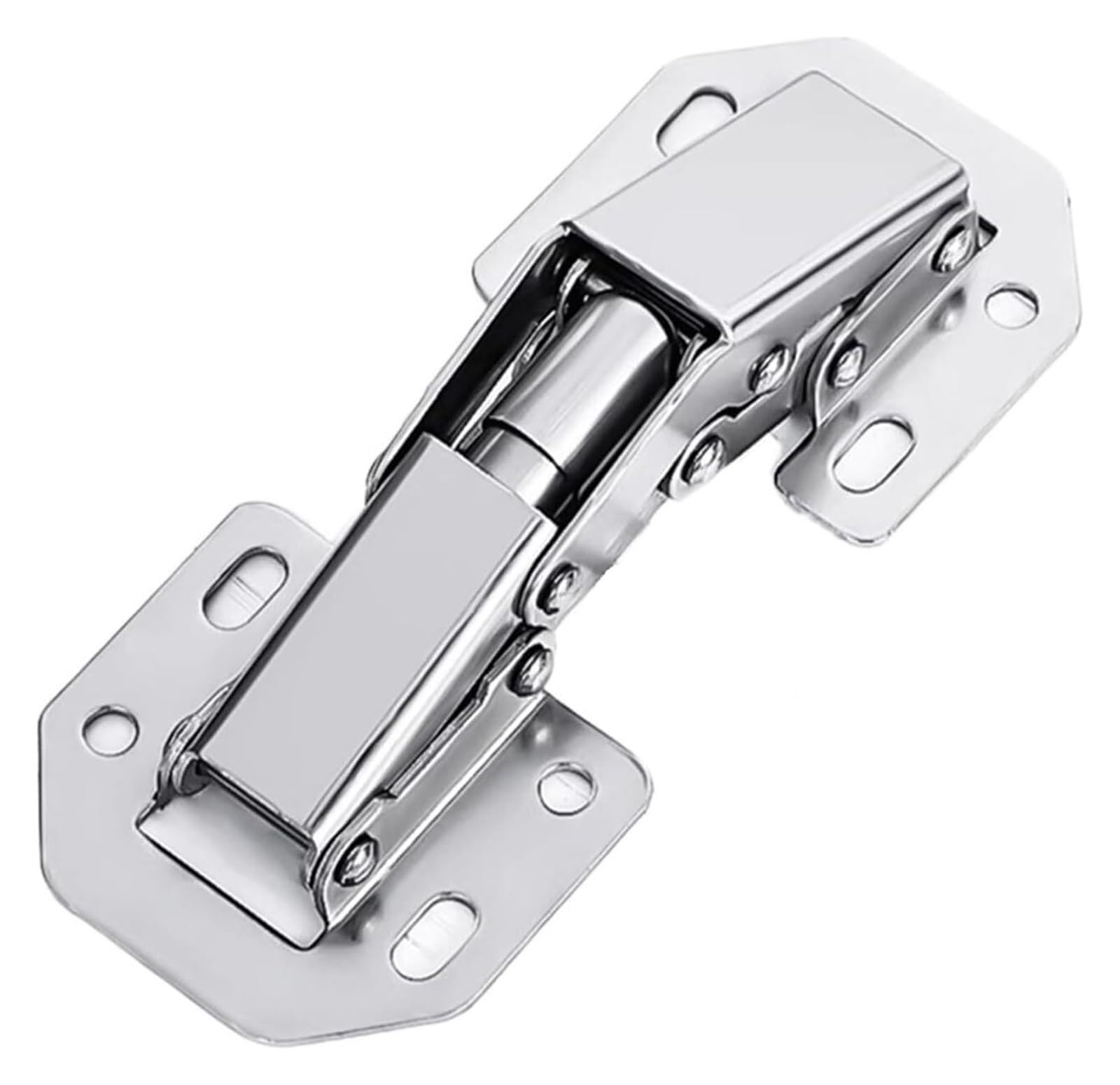 Charnières d'armoire haut de gamme Moonlight Silver à ouverture 90°