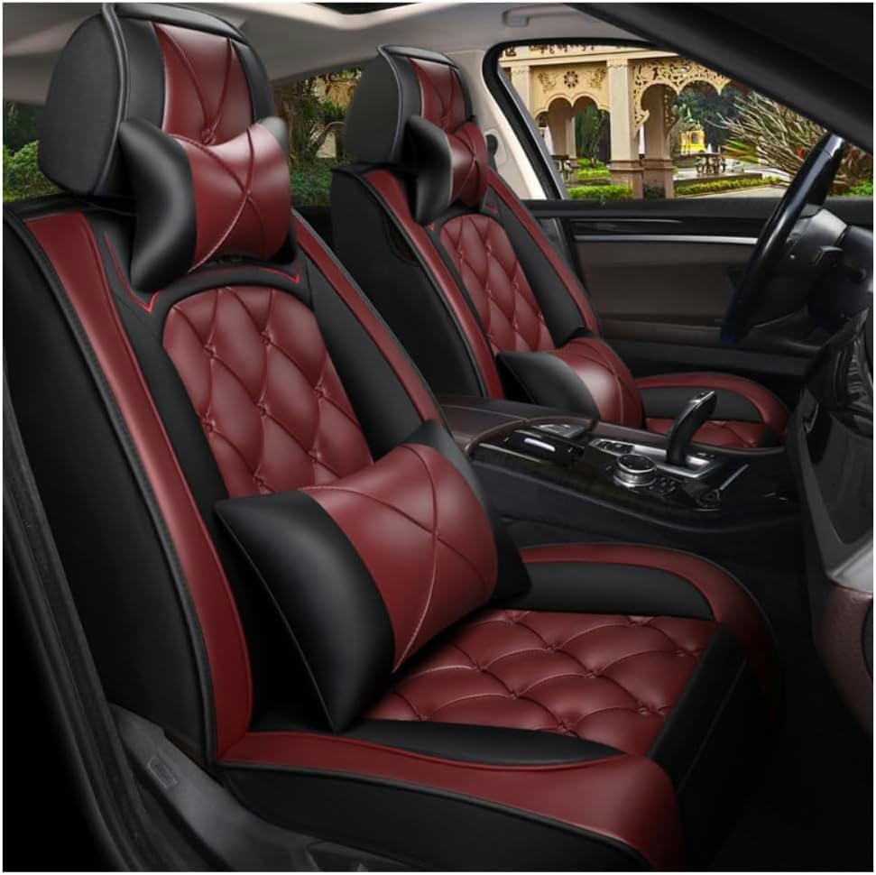 Housse de siège de voiture universelle Mercedes Classe B B180 B250e rouge