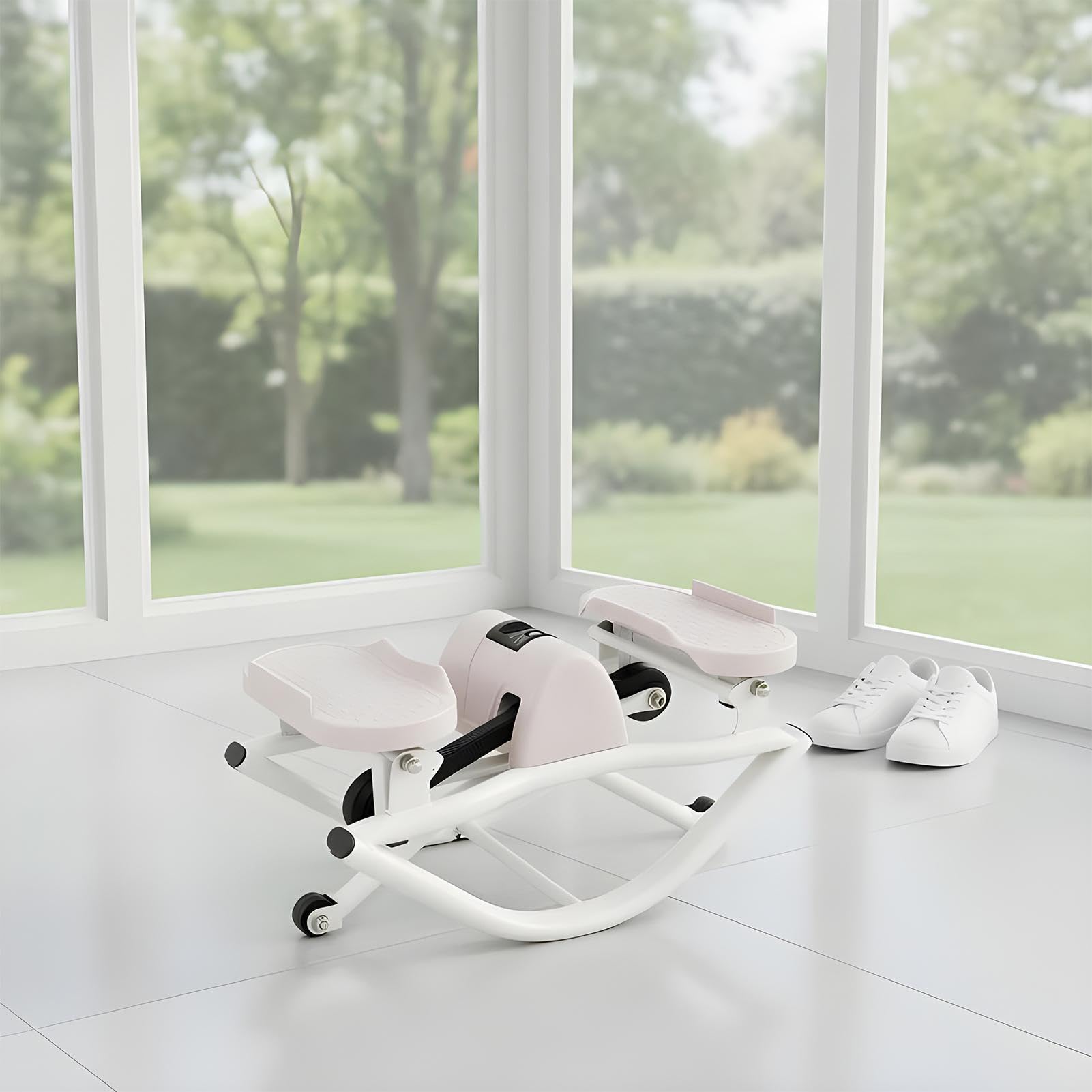 Stepper De Entrenamiento - Máquina De Ejercicios Laterales Portátil, Entrenador Compacto De Fitness Doméstico, Plataforma Cardio Duradero | Entrenamiento De Bajo Impacto Para Hombres Y Mujeres