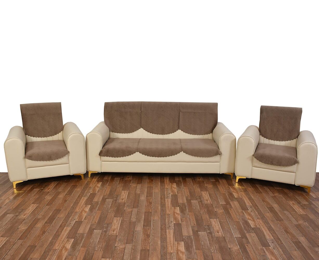 Pink Quilted Sofa Cover - Velvet 1 Seater Cover -5 Pink Quilted Sofa Cover - Velvet 1 Seater Cover -5